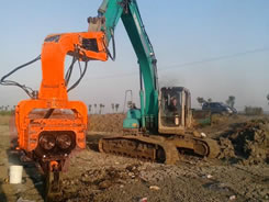 打樁機安裝調試完畢